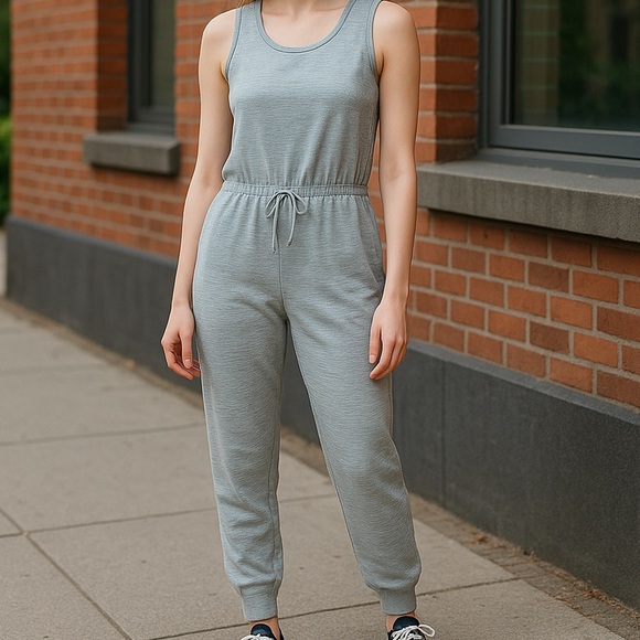 Grey jumpsuit size Small, NWT - Picture 1 of 8
